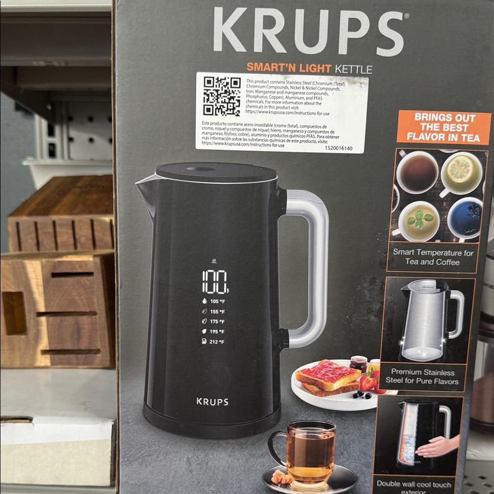 KRUPS Black Smart'N Light Kettle